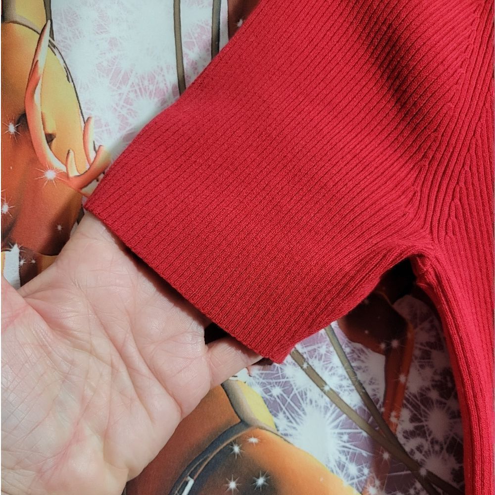 Womens Red Top - Picture 8 of 9